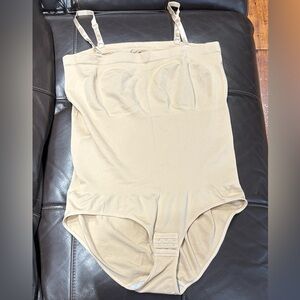 Women's Beige Shapewear Bodysuit